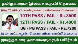 Read more about the article Tamilnadu Government Free Stipend 2021 | tenth to Any Degree | Apply now