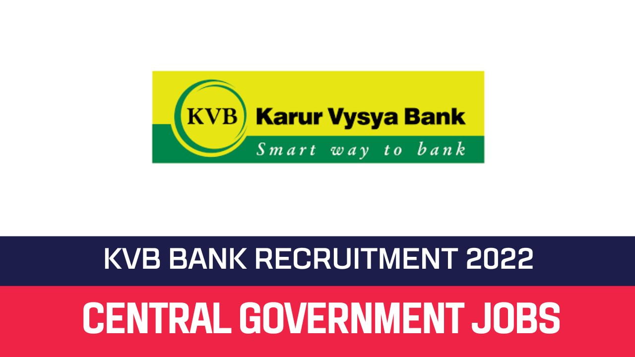 Karur Vysya Bank Recruitment 2022 Apply Business Development Associate Vacancies