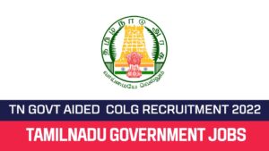 Read more about the article TN Govt Aided College Recruitment 2022 Apply Typists & Gardner Vacancies