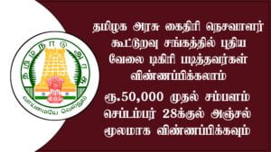 Read more about the article TN Co-optex Recruitment 2022 Apply For Marketing Manager Vacancies