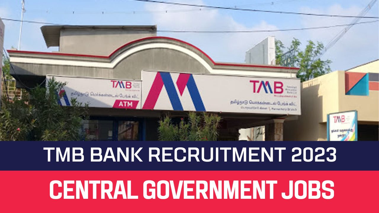 TMB Recruitment 2023 Specialist Officer Posts