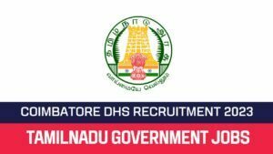 Coimbatore DHS Recruitment 2023 26 DEO Posts