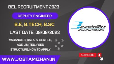 BEL Recruitment 2023 34 Deputy Engineer Posts