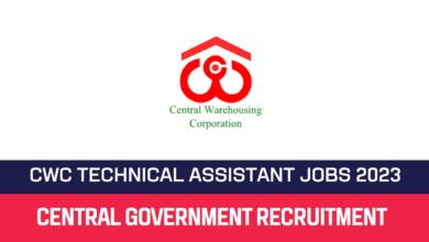 CWC Recruitment 2023 153 Technical Assistant Posts