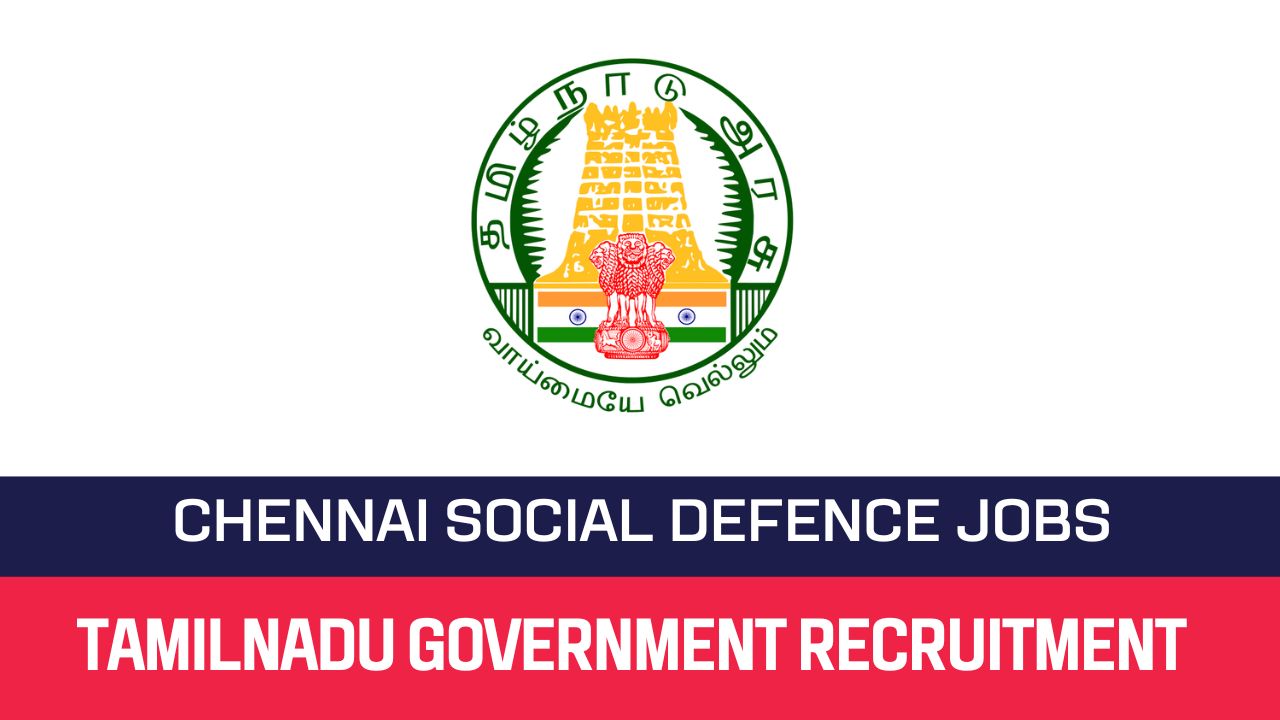 Chennai Social Defence Dept Recruitment 2023 02 Programme Officer Posts