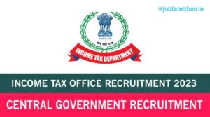 Read more about the article Income Tax Recruitment 2023 Sports Person 59 Posts