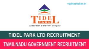 Read more about the article TIDEL Recruitment 2023 AE Posts Click Here