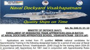 Read more about the article Naval Dockyard Recruitment 2023 275 Apprentice Posts Apply Now!