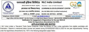 Read more about the article Neyveli Lignite Corporation Recruitment 2024 – Graduate & Technician Apprentice Post