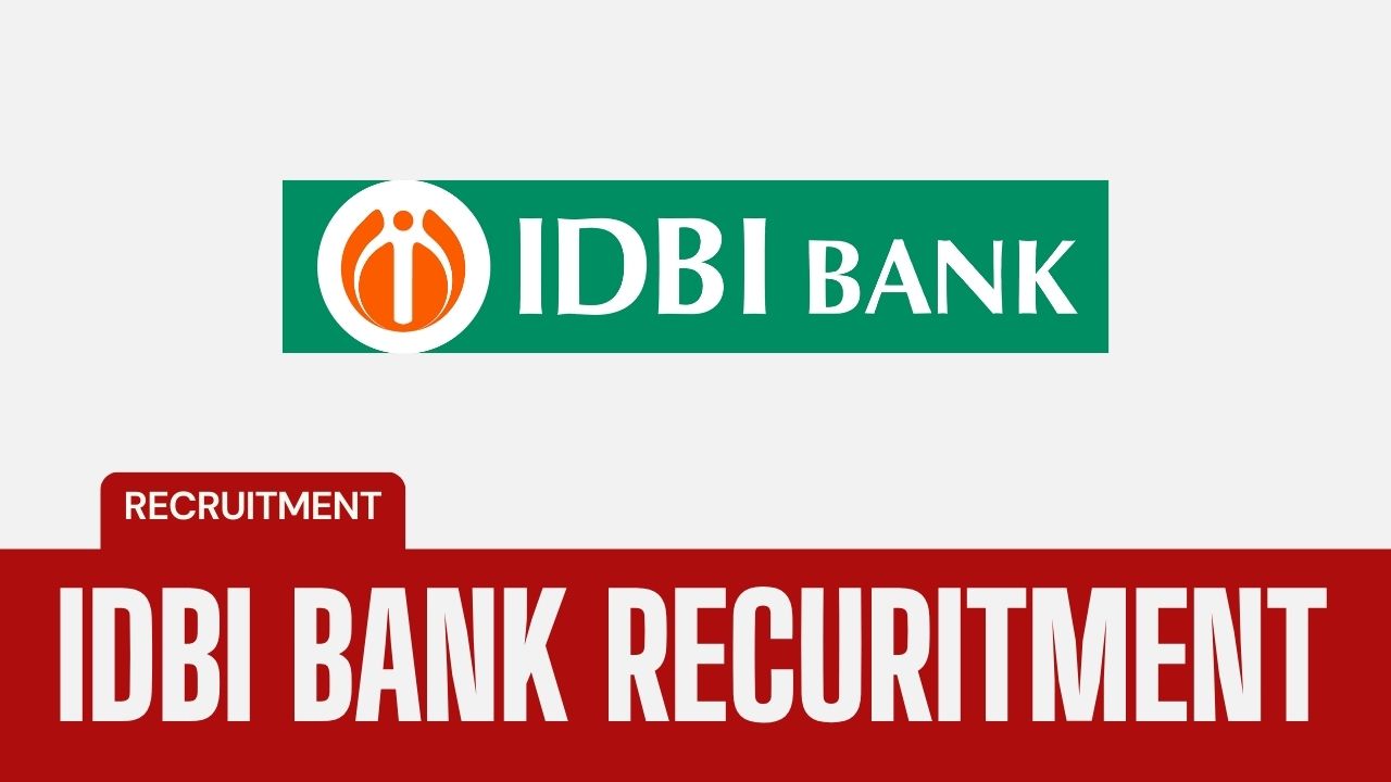 IDBI Bank Recruitment 2024 500 JAM Posts