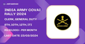 Read more about the article Indian Army Recruitment Coimbatore Rally 2024