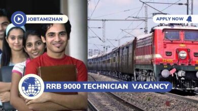 RRB Recruitment 2024 9000 Technician Posts