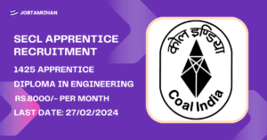 Read more about the article SECL Recruitment 2024 1425 Apprentice Posts