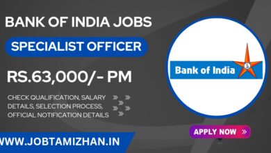 Bank of India SO Recruitment 2024 143 Specialist Officer Posts; Apply Now!