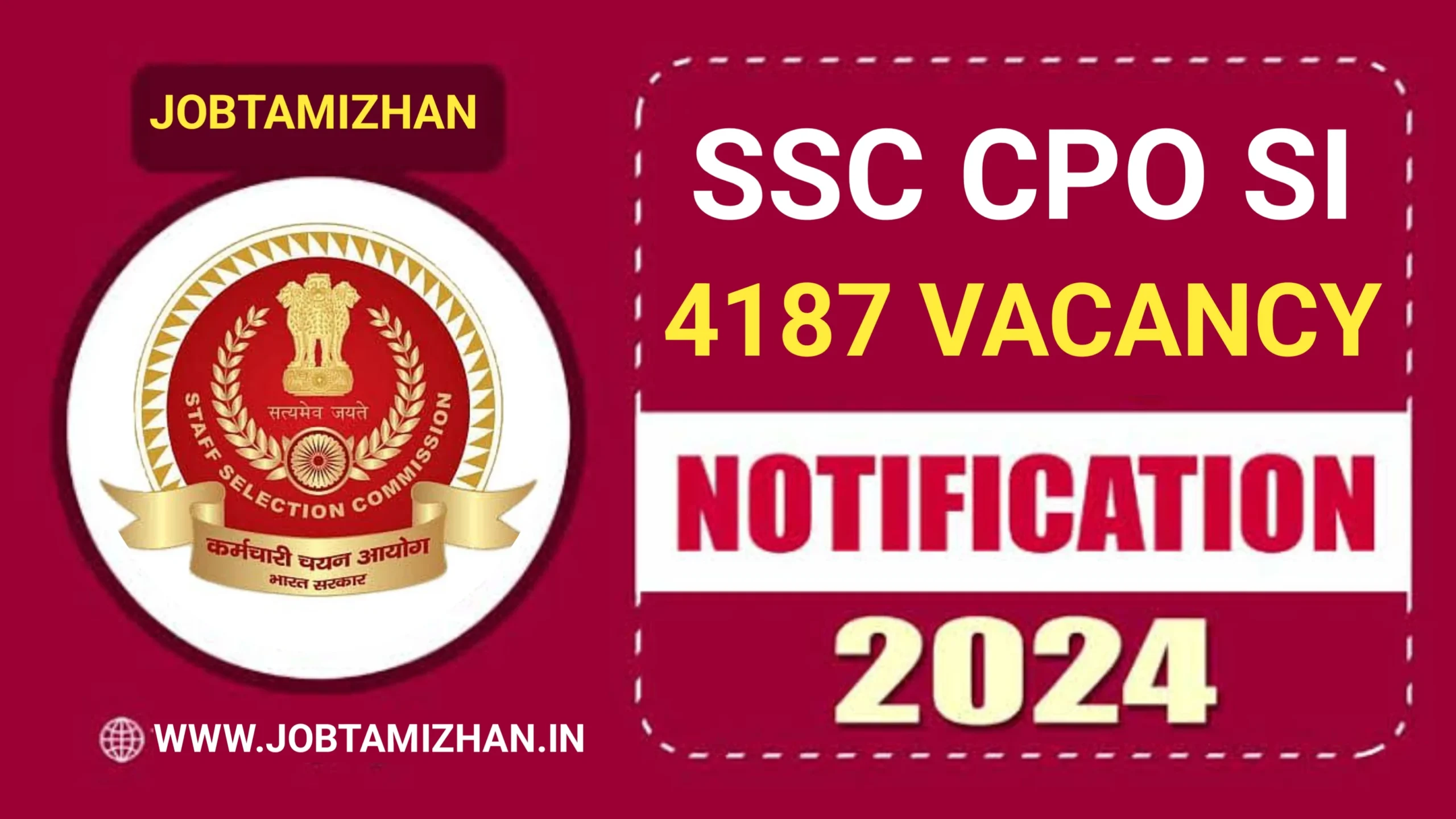 SSC CPO SI Recruitment 2024: Notification Released for 4187 CPO SI Posts; Check Eligibility.