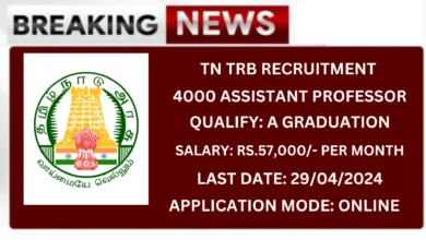 TN TRB Assistant Professor Recruitment 2024 4000 Assistant Professor Posts, Apply Now!