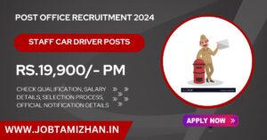 Read more about the article Indian Post Office Recruitment 2024: 27 Staff Car Driver Posts Apply Offline Now