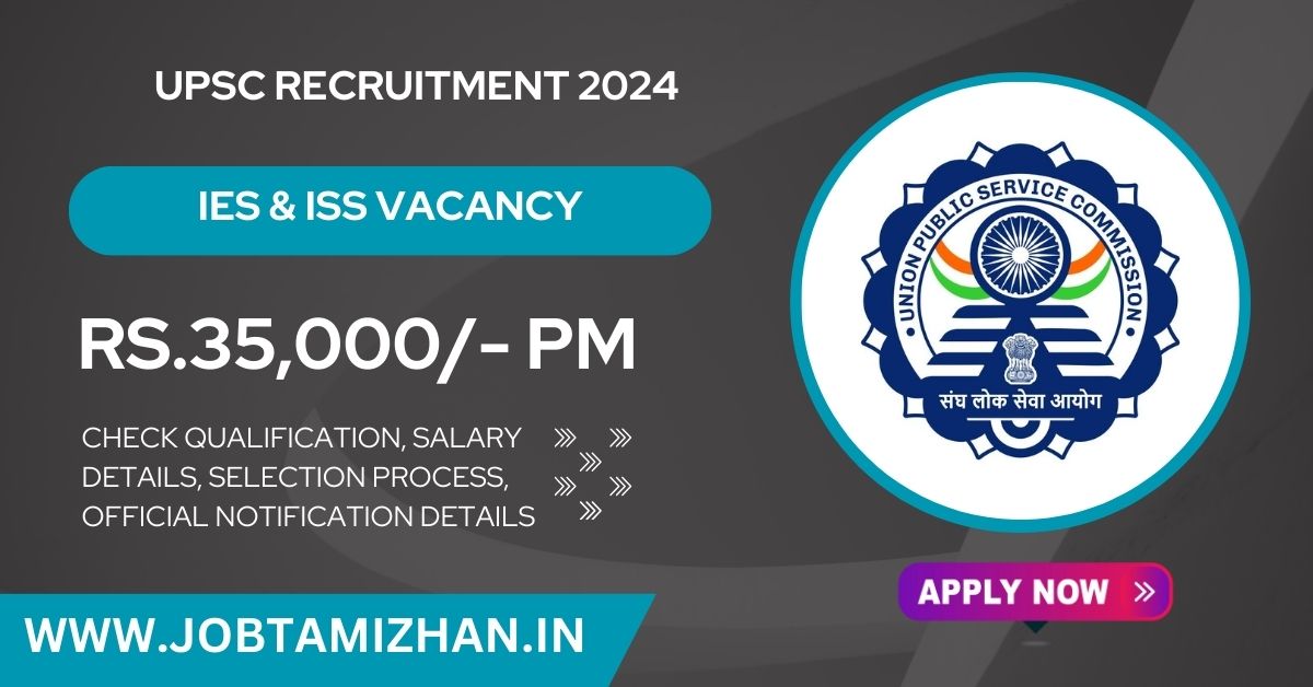 UPSC IES Recruitment 2024 48 Indian Economic Service Posts, Apply Now!