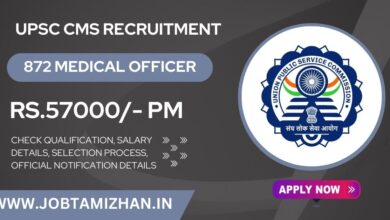 UPSC Recruitment 2024 827 Medical officer Posts - Apply Now!