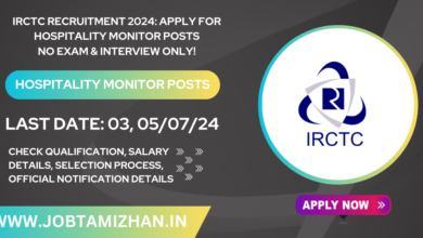 IRCTC Recruitment 2024 Apply for Hospitality Monitor Posts, No Exam & Interview Only!