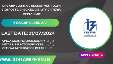 IBPS CRP Clerk XIV Recruitment 2024