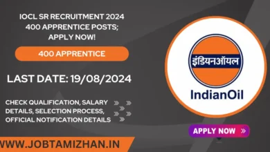 IOCL SR Recruitment 2024: 400 Apprentice Posts - Apply Now!