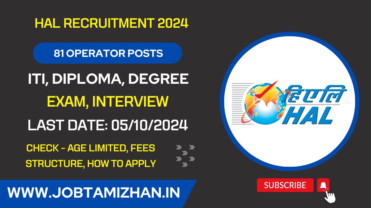 Read more about the article HAL Recruitment 2024: Apply for 81 Operator Posts, Check Eligibility Criteria!