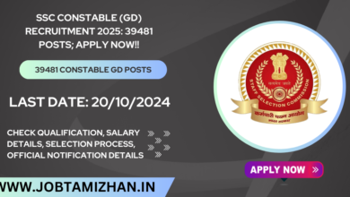 SSC Constable (GD) Recruitment 2025: 39481 Posts; Apply Now!