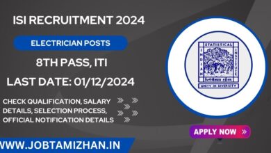 ISI Recruitment 2024 Official Notification for 06 Electrician and Operator-Mechanic (Lift) Posts, Apply Now!