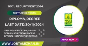 Read more about the article NSCL Recruitment 2024: Apply for 188 Trainee Posts, Open for Applications!